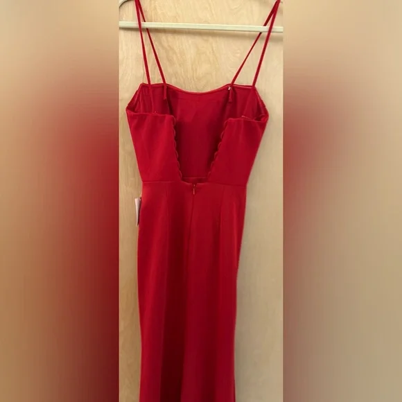 Ladivine Red Strapless Dress. - Picture 7 of 15